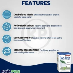 Tetra Whisper Bio-Bag Disposable Filter Cartridges Medium 3 Count