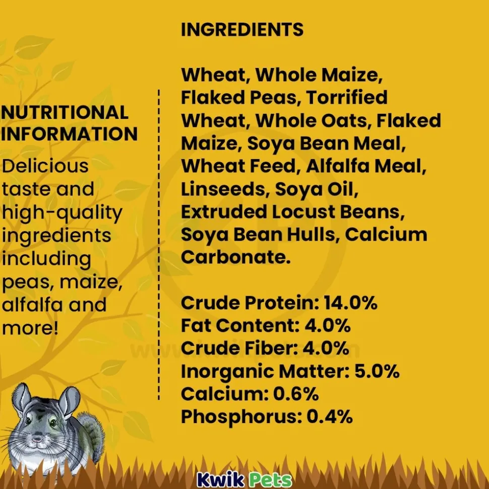 Tiny Friends Farm Reggie Rat & Mimi Mouse Tasty Mix Dry Food 2-lb
