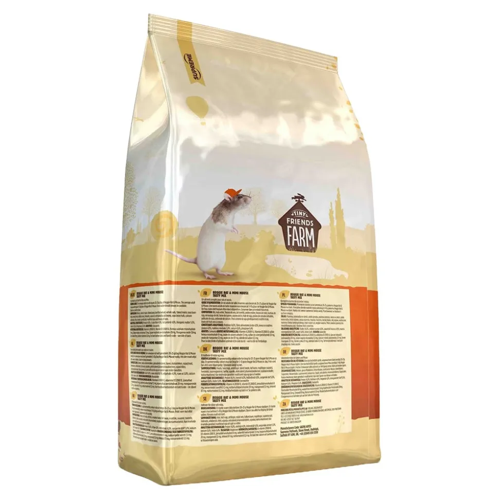 Tiny Friends Farm Reggie Rat & Mimi Mouse Tasty Mix Dry Food 2-lb