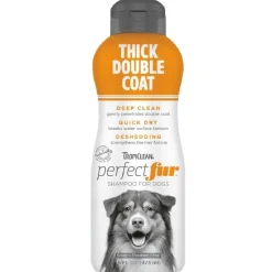 TropiClean PerfectFur Thick Double Coat Shampoo for Dogs 16-oz