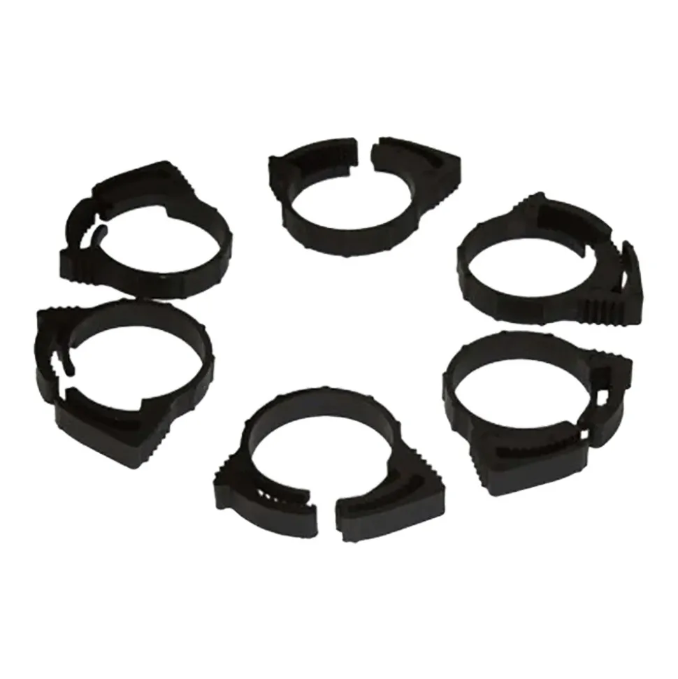 Two Little Fishies Plastic Hose Clamp Set for Aquariums 3/4-in 6 Count
