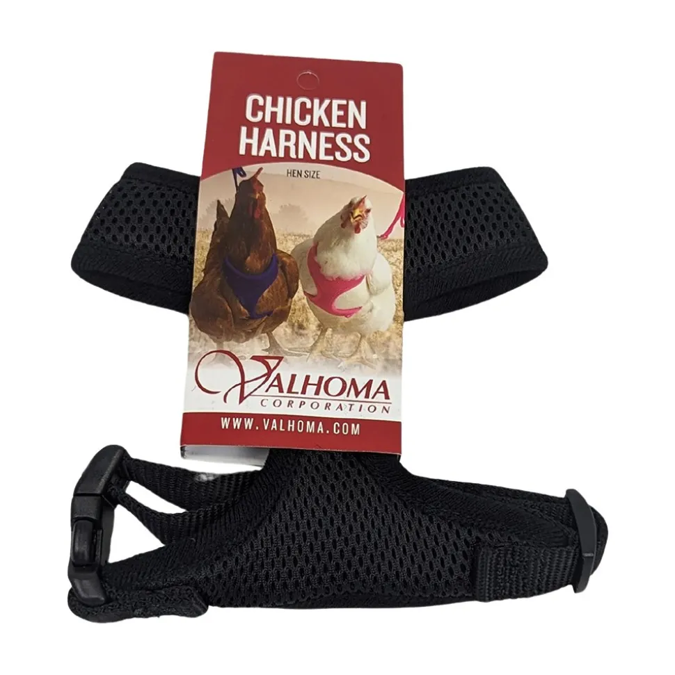 Valhoma Chicken Harness Small Black