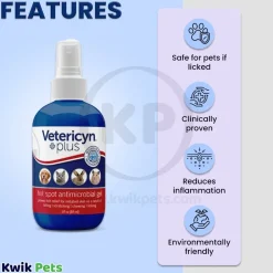 Vetericyn Plus Antimicrobial Hot Spot Gel 3-oz