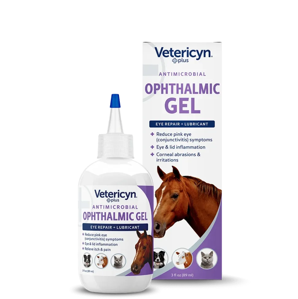 Vetericyn Plus Antimicrobial Ophthalmic Gel for Animals 3-oz