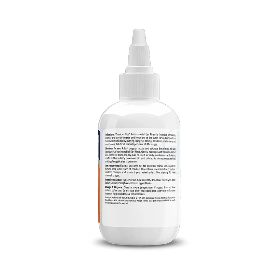 Vetericyn Plus Antimicrobial Ear Rinse 3-oz