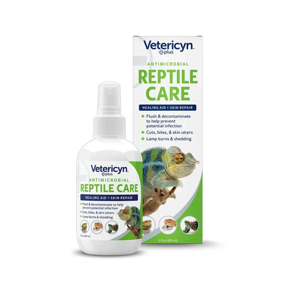 Vetericyn Plus Antimicrobial Reptile Wound and Skin Care Spray 3-oz