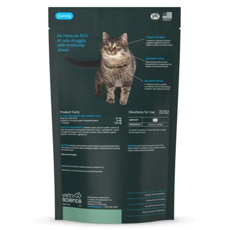 VetriScience Composure Cat Calming Chews Chicken Flavor 30 Count