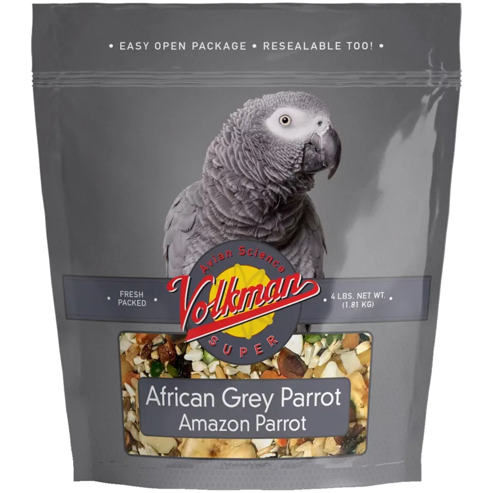 Volkman Seed Company Avian Science Super African Grey Parrot Bird Treat 4-lb