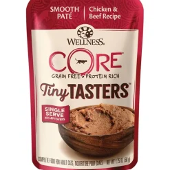 Wellness CORE Tiny Tasters Grain-Free Pate Wet Cat Food Chicken & Beef 1.75-oz
