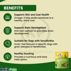 Wellness Soft WellBites Grain-Free Natural Dog Treats Lamb & Salmon 6-oz