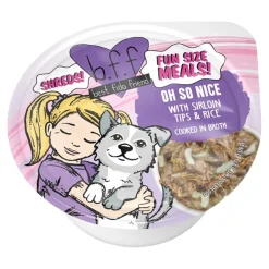 Weruva B.F.F. Dog Fun Size Oh So Nice Sirloin Tips & Rice Wet Dog Food Cups 2.75-oz