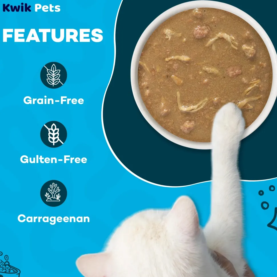 Weruva B.F.F. OMG Chicken Cloud 9 Dinner in Gravy Wet Cat Food 5.5-oz