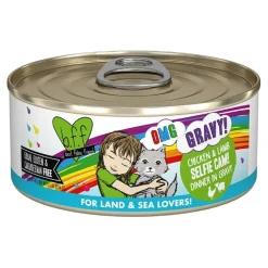 Weruva B.F.F. OMG Chicken & Lamb Selfie Cam! Dinner in Gravy Wet Cat Food 5.5-oz