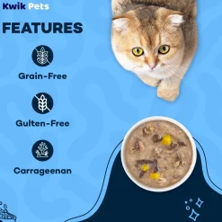 Weruva B.F.F. OMG Chicken & Pumpkin Love Munchkin! Dinner in Gravy Wet Cat Food 2.8-oz