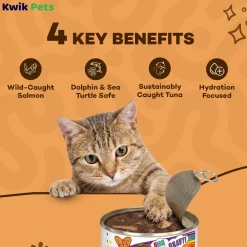 Weruva B.F.F. OMG Tuna & Salmon Start Me Up Dinner in Gravy Wet Cat Food 2.8-oz
