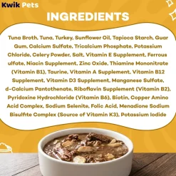 Weruva B.F.F. OMG Tuna & Turkey Tickles Dinner in Gravy Wet Cat Food Pouches 3-oz