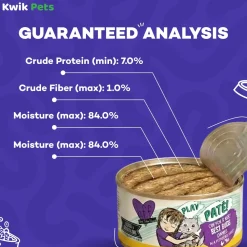 Weruva B.F.F. PLAY Paté Chicken & Beef Best Buds Dinner in a Hydrating Purée Wet Cat Food 2.8-oz