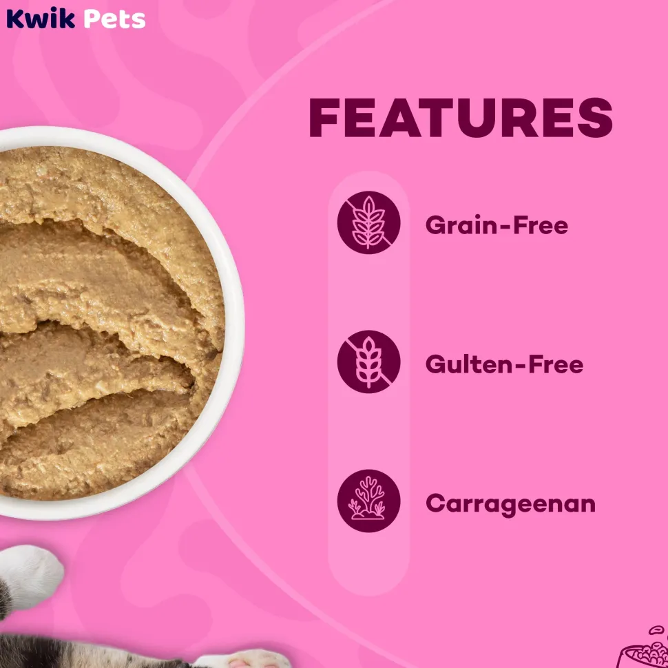 Weruva B.F.F. PLAY Paté Chicken, Duck & Turkey Take A Chance Dinner in a Hydrating Purée Wet Cat Food 5.5-oz