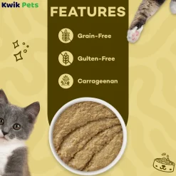 Weruva B.F.F. PLAY Paté Chicken & Turkey Topsy Turvy Dinner in a Hydrating Purée Wet Cat Food 2.8-oz