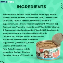 Weruva B.F.F. PLAY Paté Salmon & Tuna Tuck Me In Dinner in a Hydrating Purée Wet Cat Food 2.8-oz