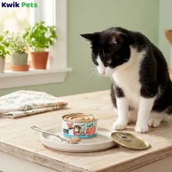 Weruva B.F.F. PLAY Paté Salmon & Tuna Tuck Me In Dinner in a Hydrating Purée Wet Cat Food 2.8-oz