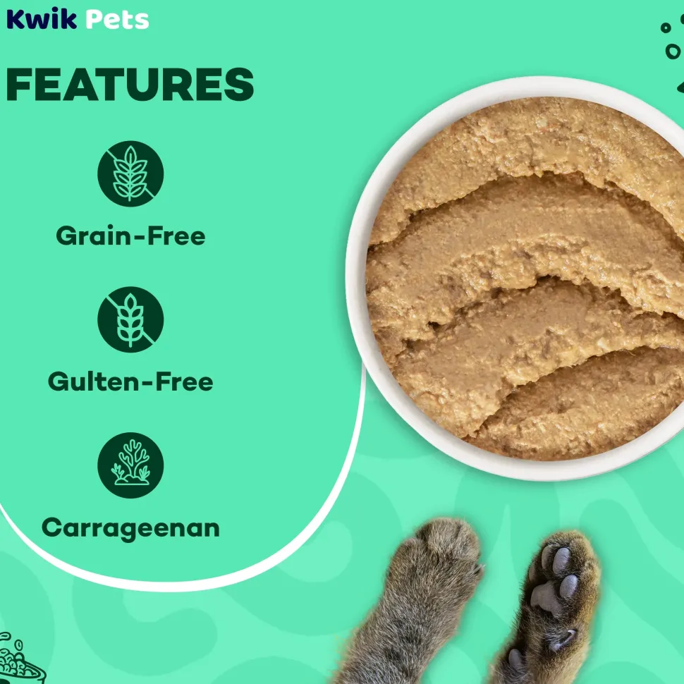 Weruva B.F.F. PLAY Paté Salmon & Tuna Tuck Me In Dinner in a Hydrating Purée Wet Cat Food 2.8-oz