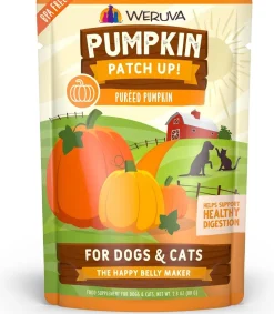 Weruva Pumpkin Patch Up! Food Supplement for Dogs & Cats Puréed Pumpkin 2.8-oz