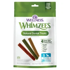 Whimzees Stix Natural Dental Dog Treats Small 28 Count 14.81-oz