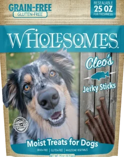 Wholesomes Cleo's Jerky Sticks Grain-Free Dog Treats 25-oz