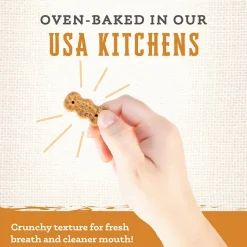 Wholesomes Gourmet Rewards Nut'R'Nipz Biscuits Oven-Baked Dog Treats Peanut Butter 2-lb