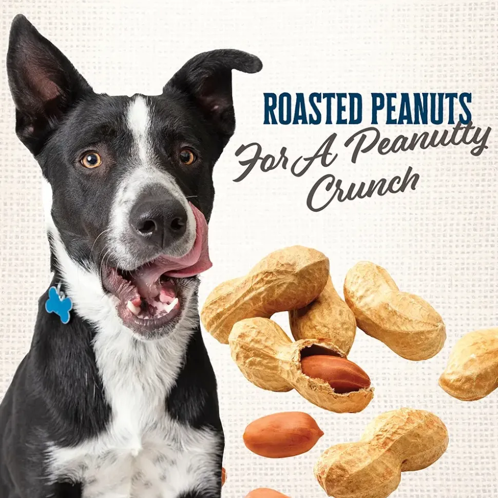 Wholesomes Gourmet Rewards Peanutty Bites Biscuits Oven-Baked Dog Treats Peanut Butter 3-lb