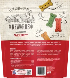 Wholesomes Rewards Medium Variety Biscuit Oven-Baked Dog Treats Chicken 3-lb