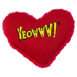 Yeowww! Hearrrt Attack Catnip Cat Toy 4-in