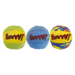 Yeowww! My Cats Balls Catnip Toy Multicolor 3 Count 2-in