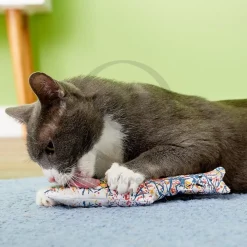 Yeowww! Pollock Fish Catnip Cat Toy Multicolor 11-in