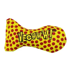 Yeowww! Stinkies Sardines Catnip Cat Toy Yellow & Red 3-in
