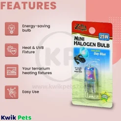 Zilla Day Blue Light & Heat Mini Halogen Bulb 25W