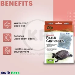 Zilla Replacement Filter Cartridges Large 3 Count