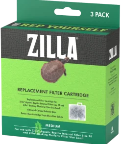 Zilla Replacement Filter Cartridges Medium 3 Count