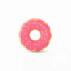 ZippyPaws ZippyTuff Donutz Squeaky Rubber Dog Toy Strawberry Small