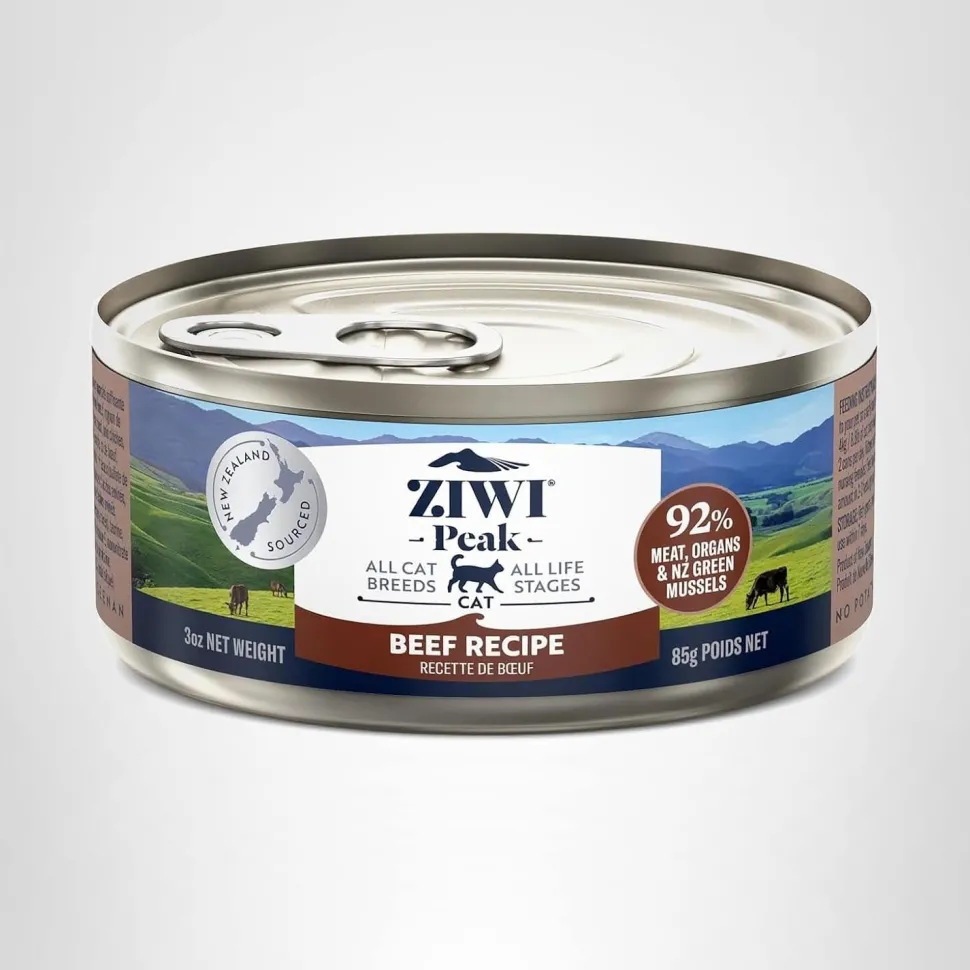 ZIWI Peak Canned Wet Cat Food Beef 3-oz