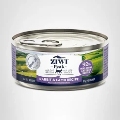 ZIWI Peak Canned Wet Cat Food Rabbit & Lamb 3-oz