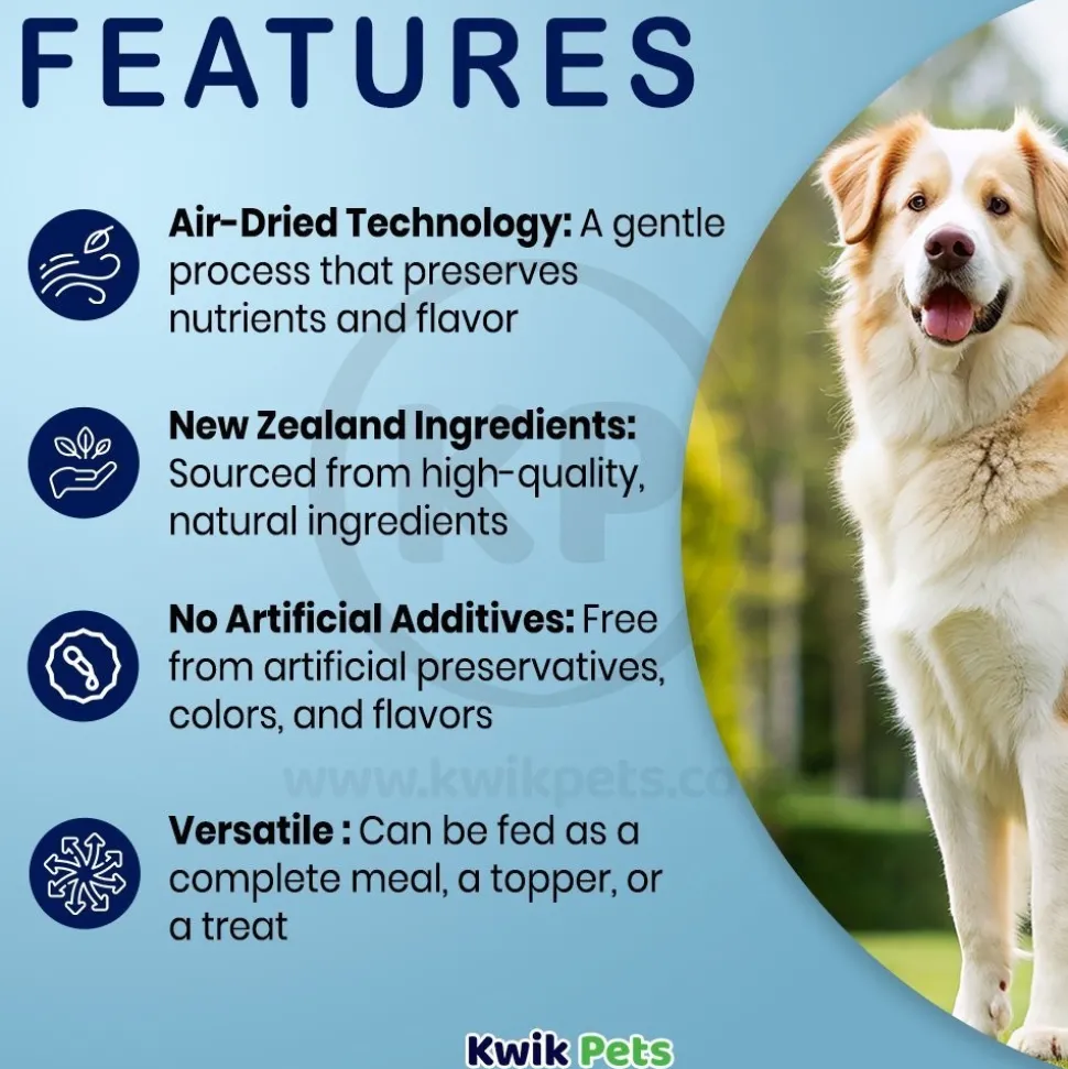 Ziwi Peak Original Series Air Dried Dog Food Venison Recipe 2.2-lb