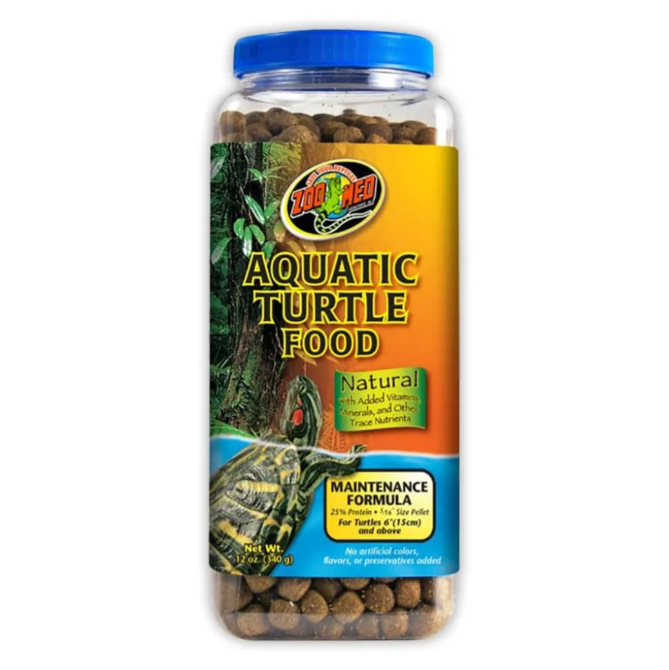Zoo Med Aquatic Turtle Food Maintenance Formula Dry Food 12-oz