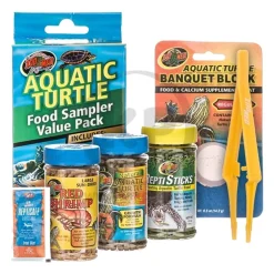 Zoo Med Aquatic Turtle Food Sampler Value Pack Display
