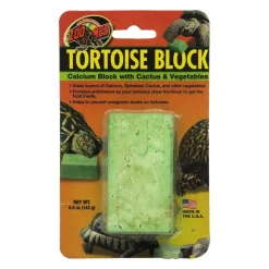 Zoo Med Banquet Tortoise Calcium Block with Cactus & Vegetables Large 5-oz