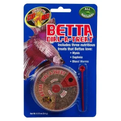Zoo Med Betta Dial-A-Treats Freeze Dried Fish Food 0.12-oz
