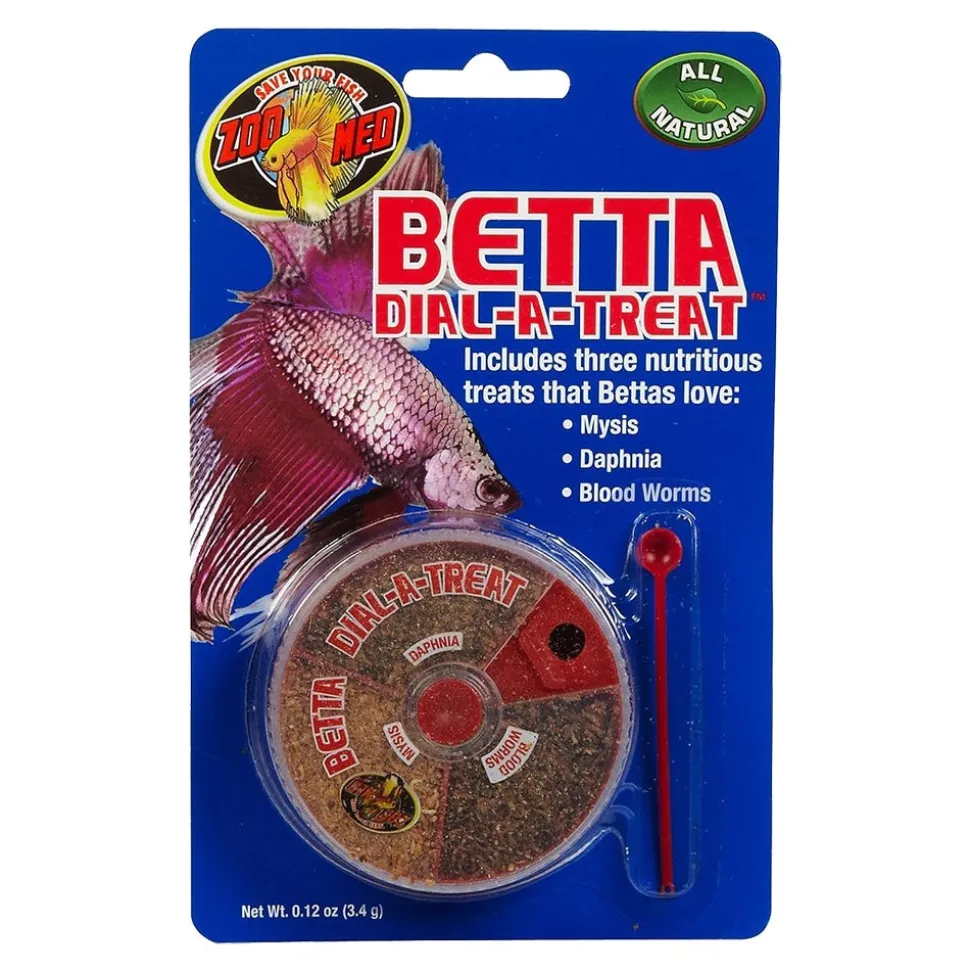 Zoo Med Betta Dial-A-Treats Freeze Dried Fish Food 0.12-oz