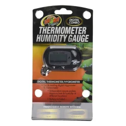 Zoo Med Black Digital Combo Thermometer Humidity Gauge