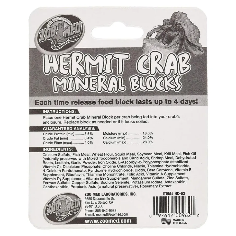 Zoo Med Hermit Crab Mineral Block 0.15-oz